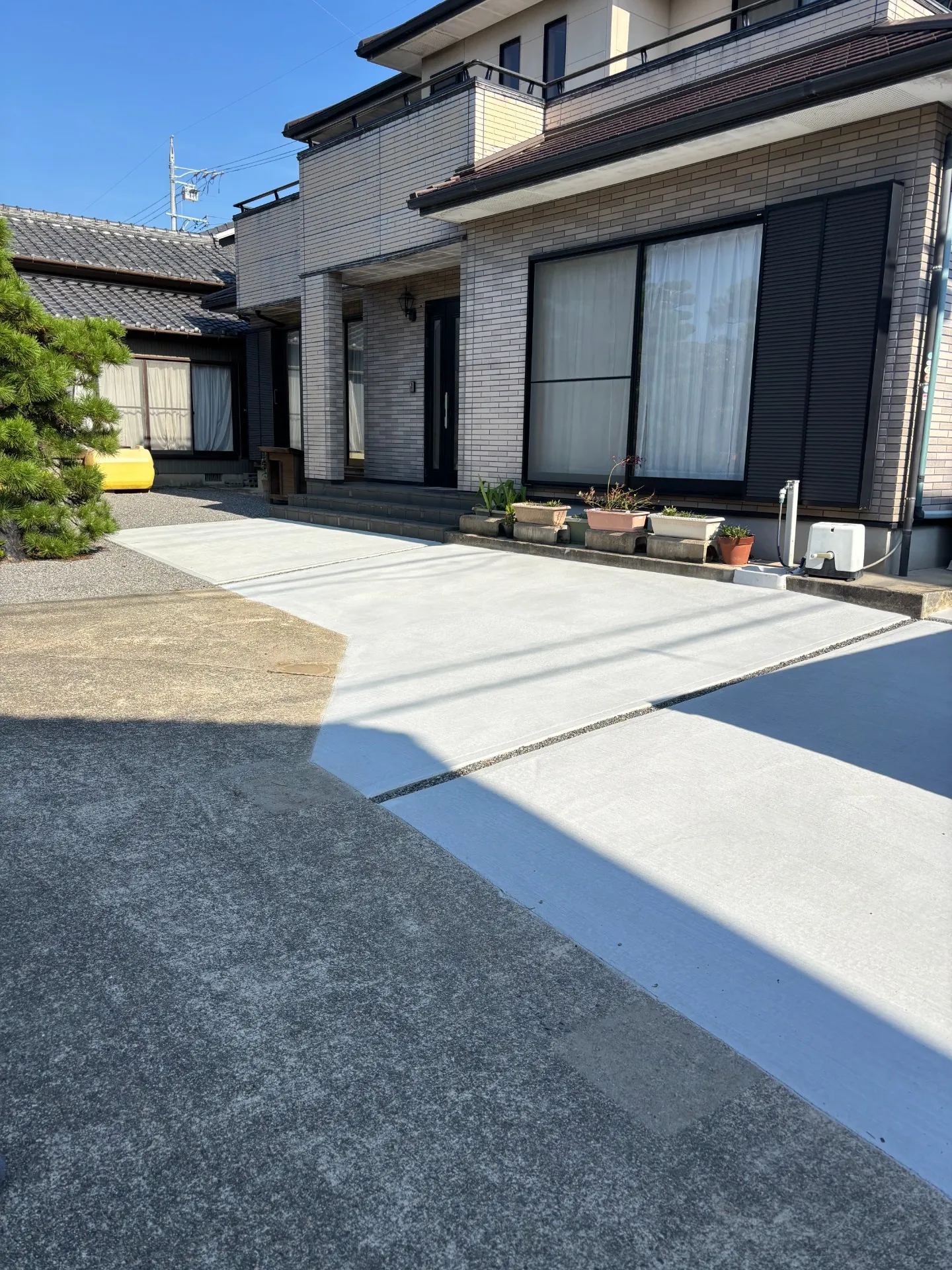 西尾市・外構　土間コンクリート工事