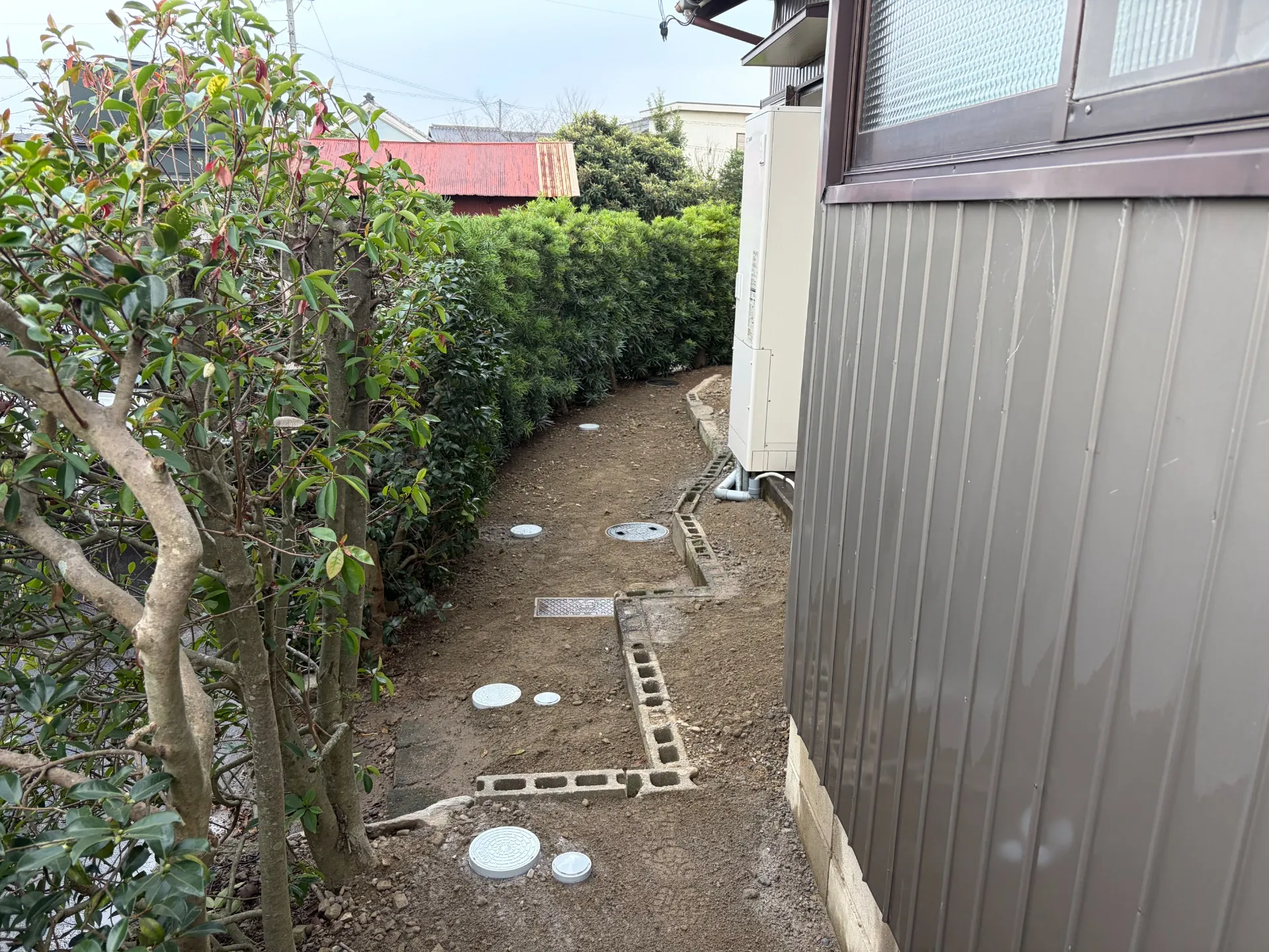 西尾市・下水道への切替工事