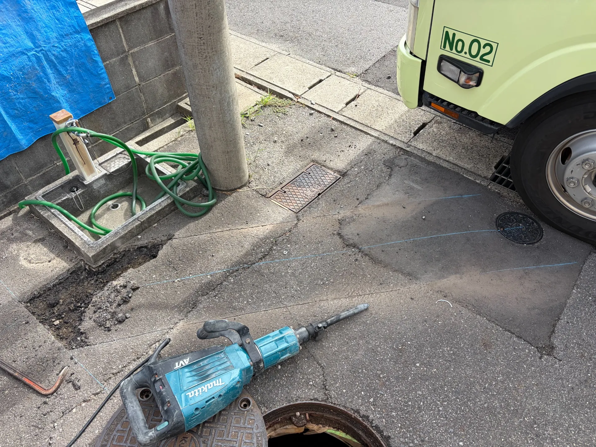 西尾市・下水道への切替工事