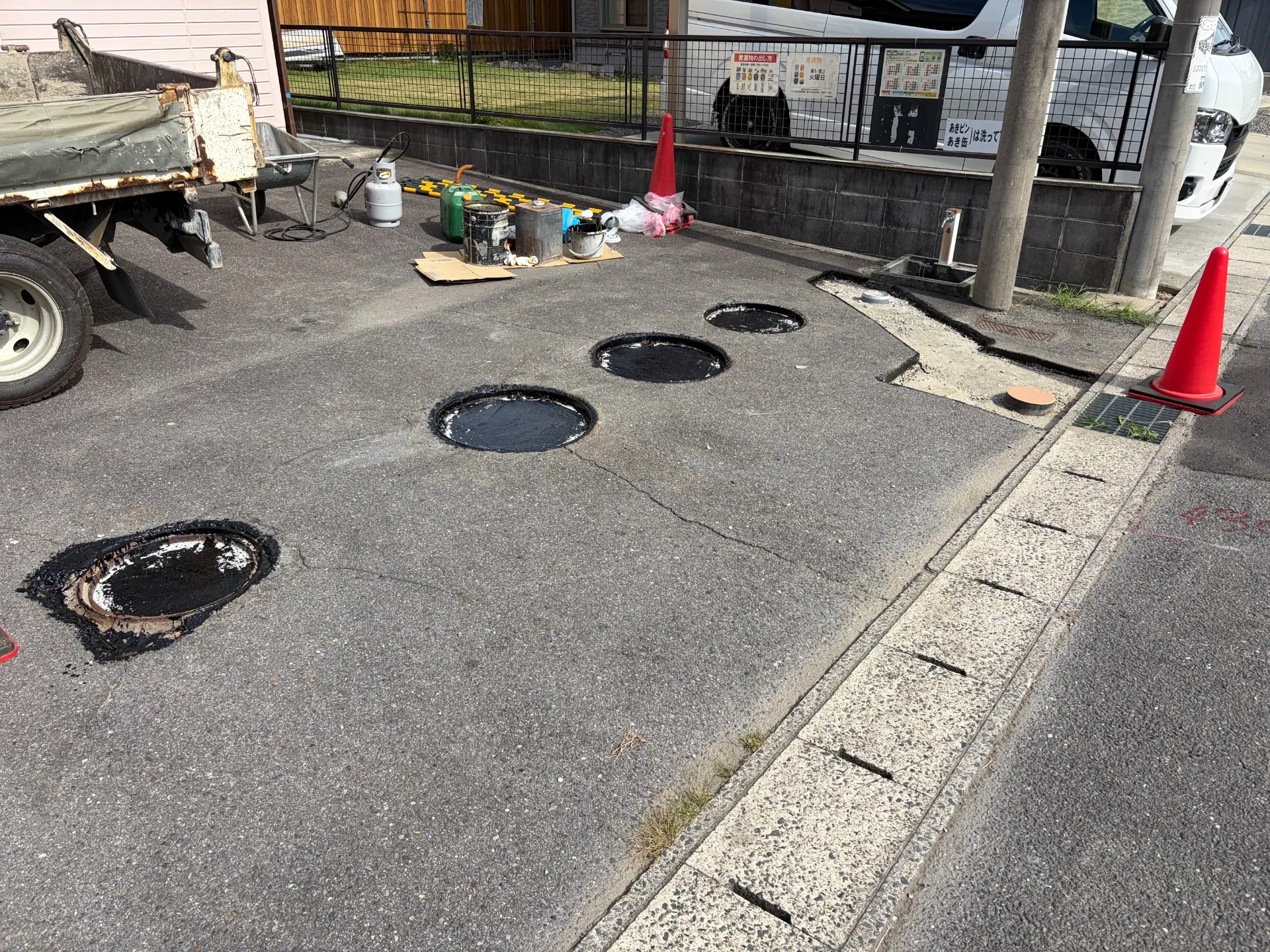 西尾市・下水道への切替工事
